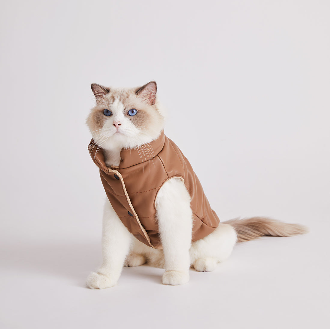 Sleeveless Leather Jacket